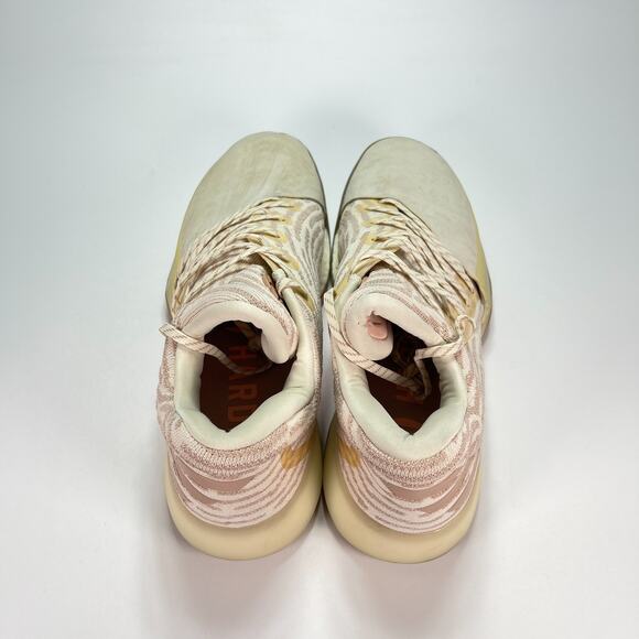 Adidas Harden Vol. 1 Primeknit Chalk White Basketball Shoes AP9840 Men's Size  14